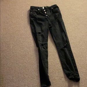 Woman’s SIZE 26 Forever 21 Mom Jeans with Rips